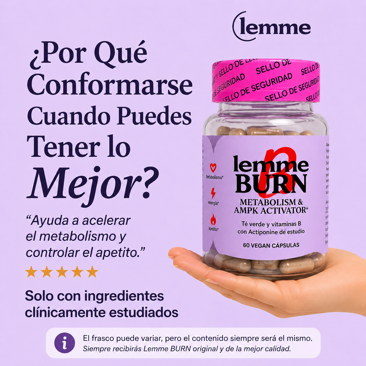 Lemme Burn – Activador Metabólico Natural
