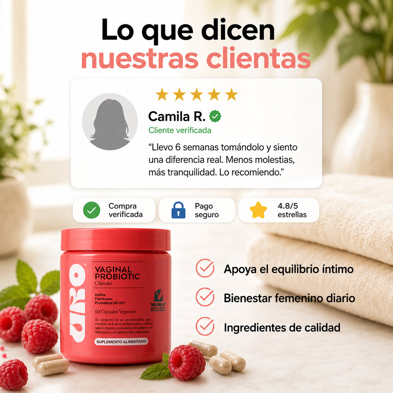 Uro Balance® | ¿Las molestias íntimas vuelven una y otra vez?
