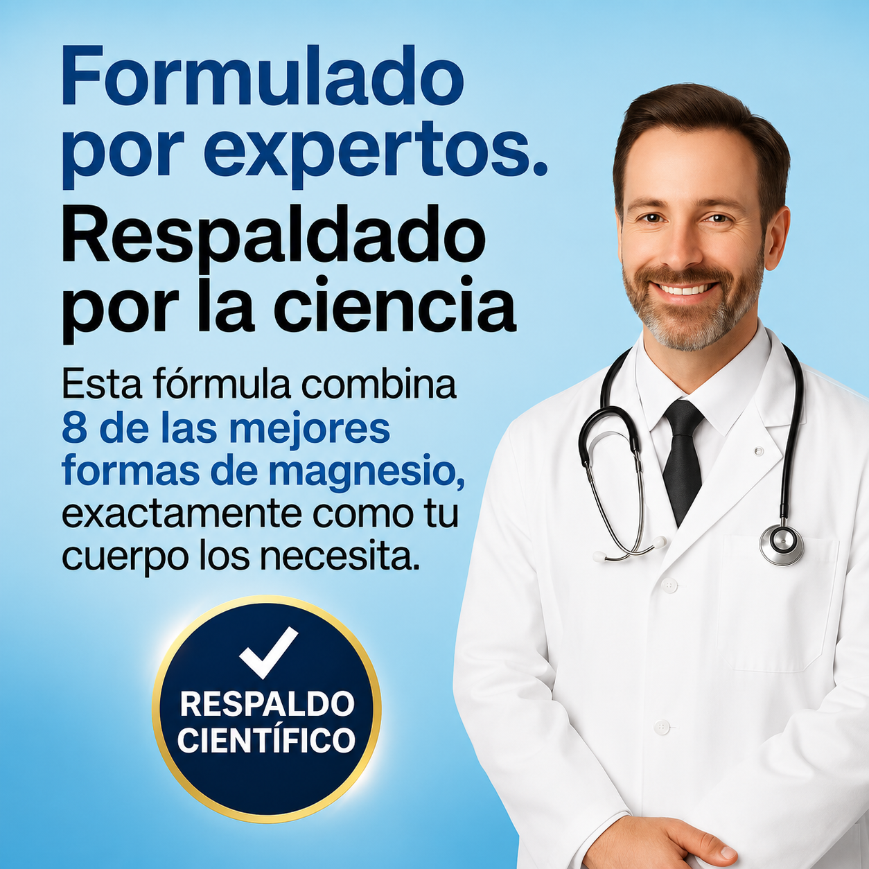 2x1 Magnesio Suplemento 8 Elemental 1000mg
