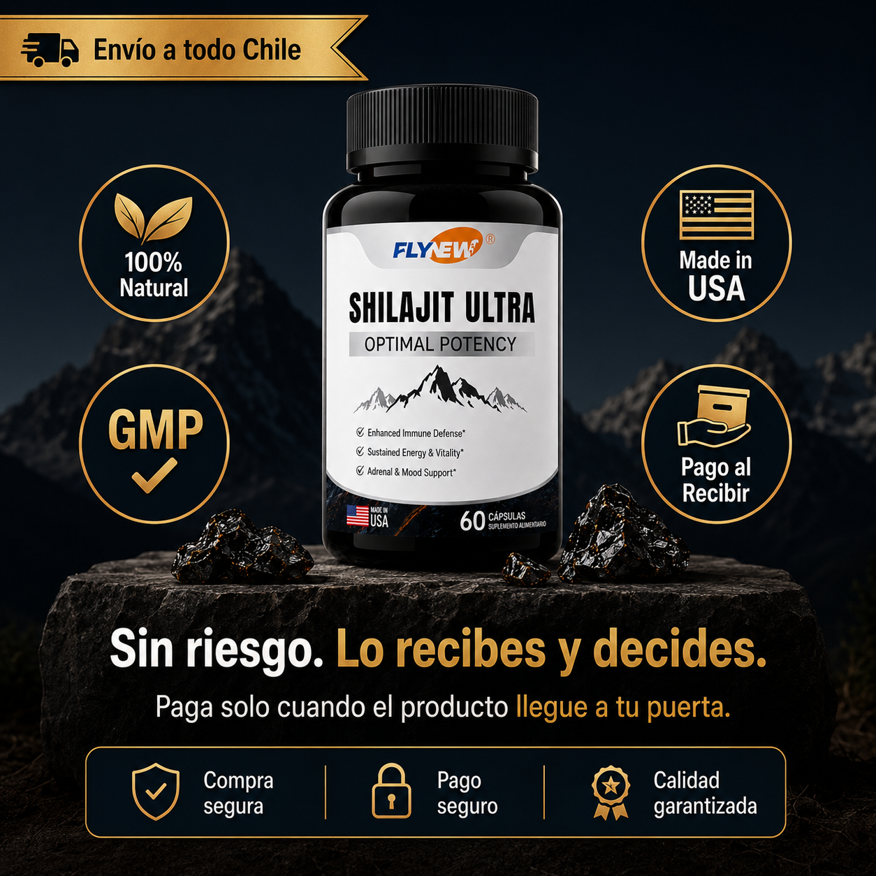Shilajit Ultra® | ¿Cuándo fue la última vez que te sentiste con energía de verdad?