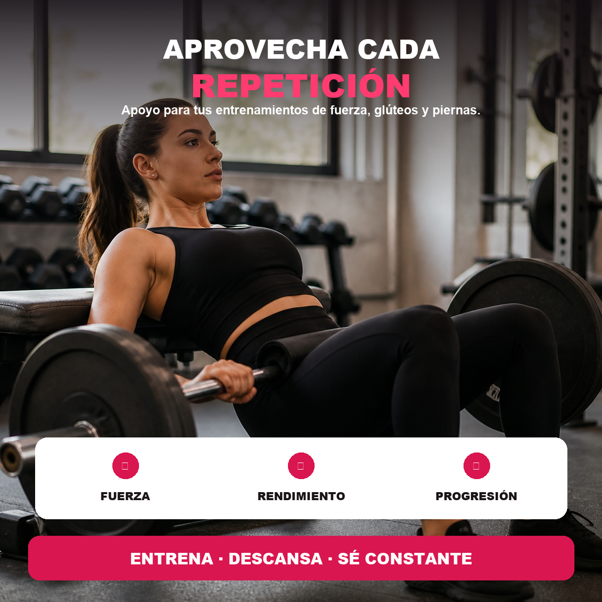 Entrenamiento de fuerza para glúteos y piernas