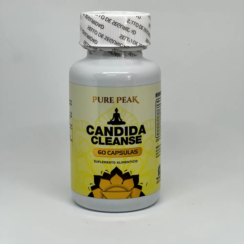 Candida Cleanse NOVARIS — frasco de 60 cápsulas (foto real)