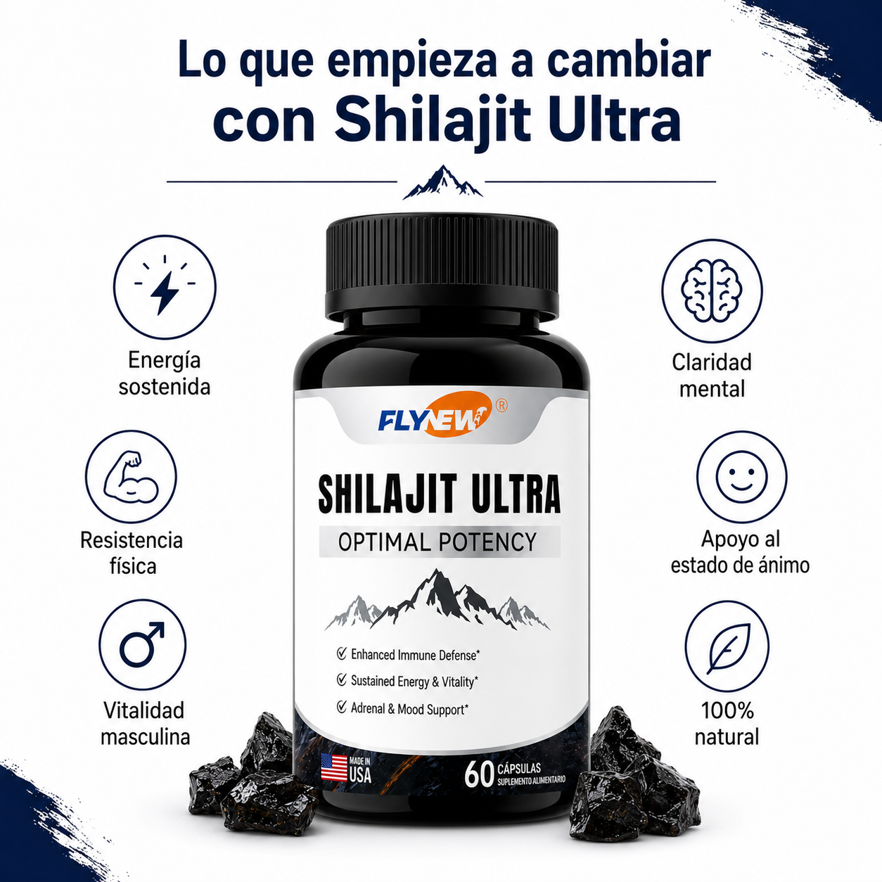 Shilajit Ultra® | ¿Cuándo fue la última vez que te sentiste con energía de verdad?