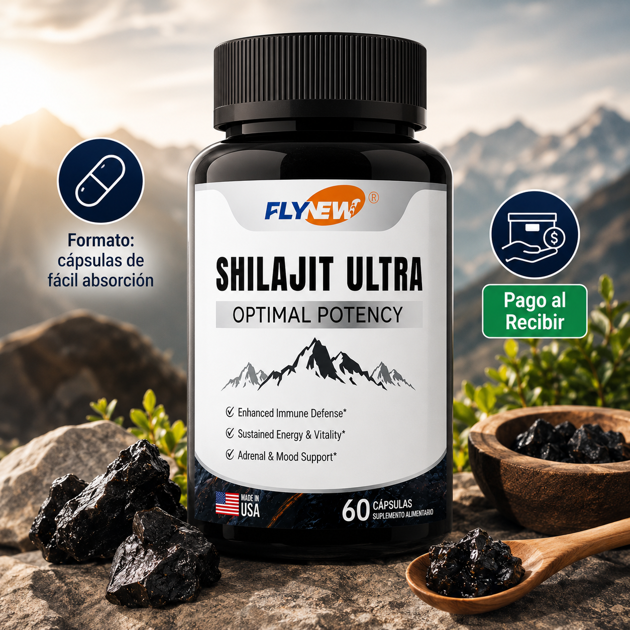 Shilajit Ultra® | ¿Cuándo fue la última vez que te sentiste con energía de verdad?