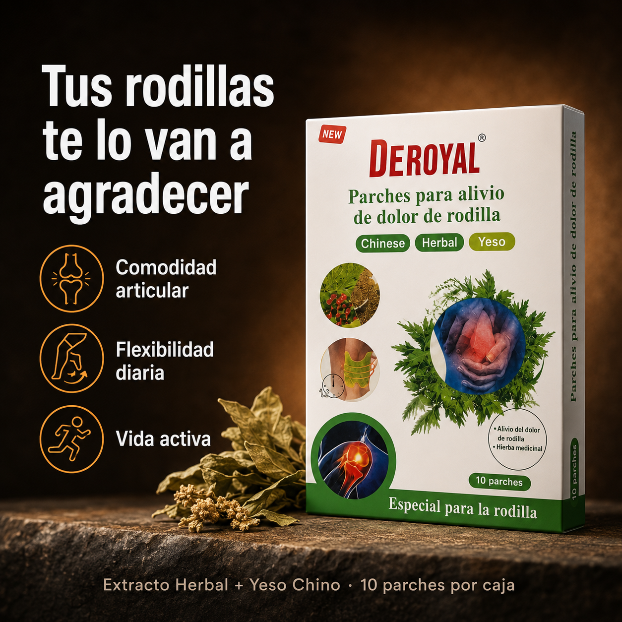 Deroval® | ¿El dolor de rodilla no te deja moverte?
