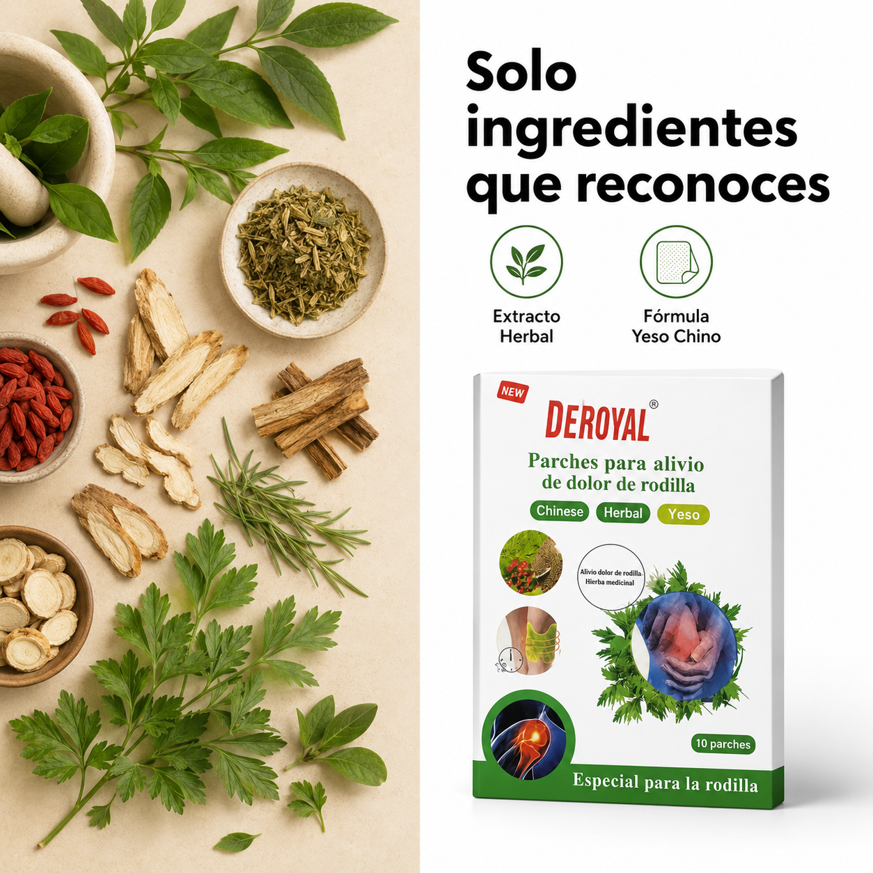 Deroval® | ¿El dolor de rodilla no te deja moverte?