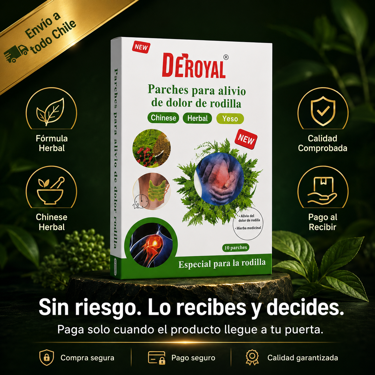 Deroval® | ¿El dolor de rodilla no te deja moverte?