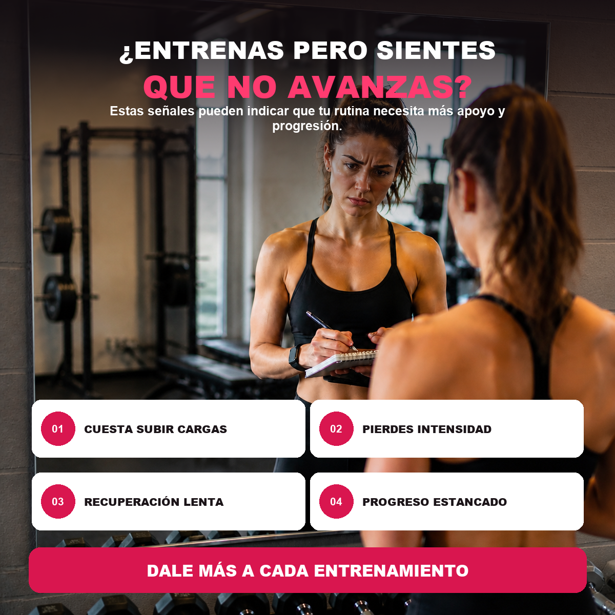 Señales de estancamiento durante el entrenamiento