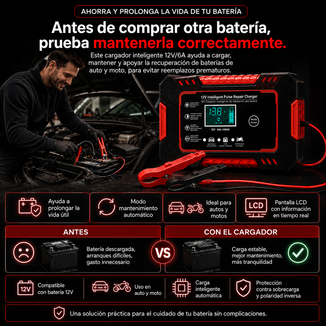 Ahorra y prolonga la vida de tu bateria