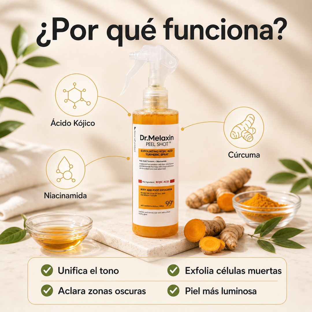 Por que funciona - acido kojico curcuma niacinamida