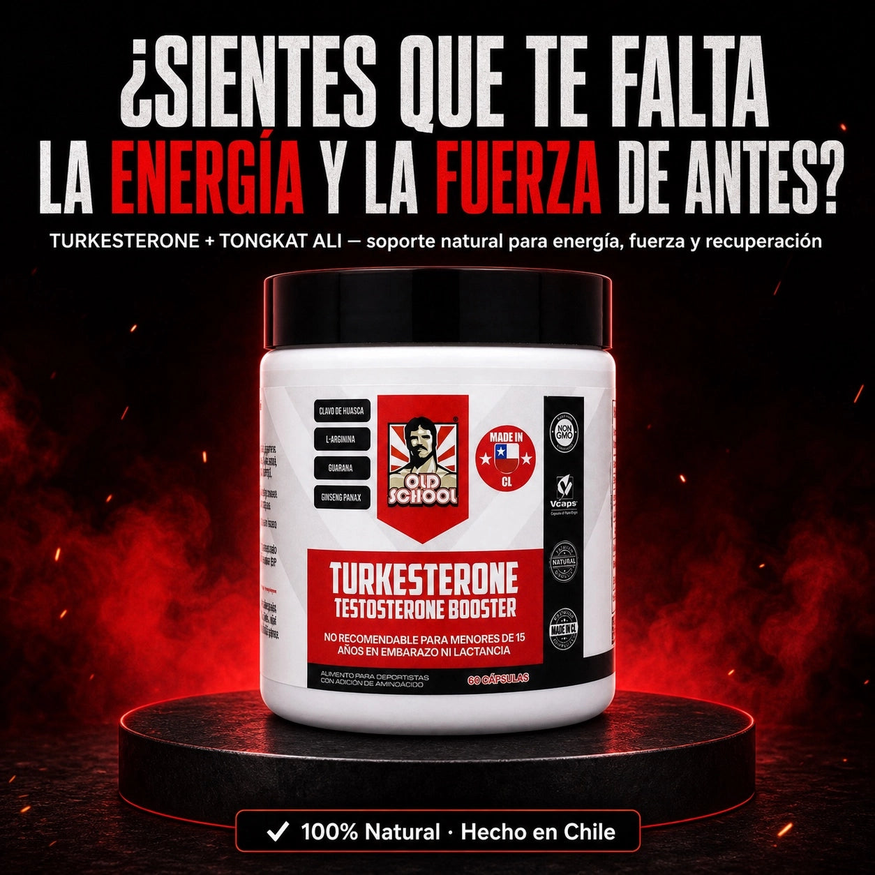 Turkesterone® | ¿Sientes que te falta energía para rendir como antes?