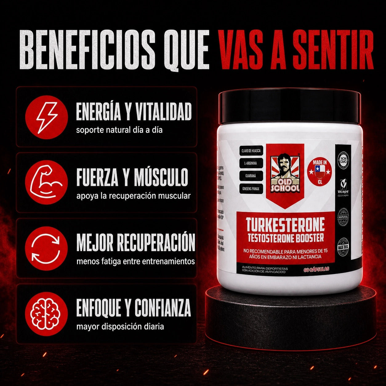 Turkesterone® | ¿Sientes que te falta energía para rendir como antes?